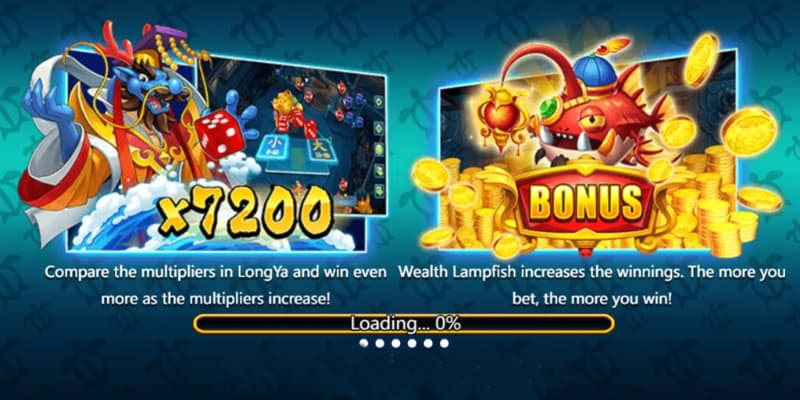 Đồ họa đẹp mắt trong game LongYa Fishing